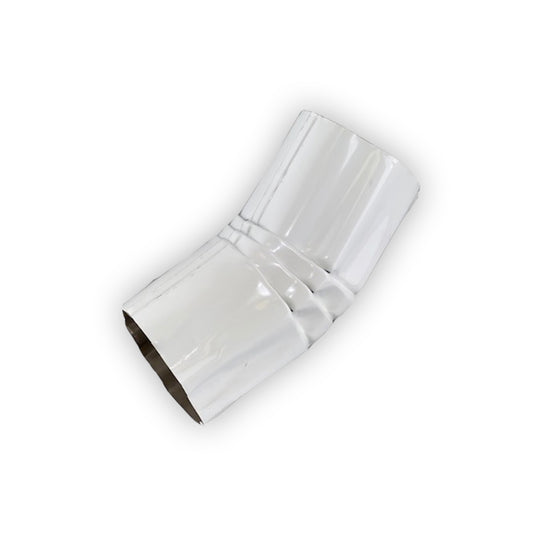 Short Round Corrugated Gutter Elbow 30° Multiple Colors In-Stock 3" or 4"