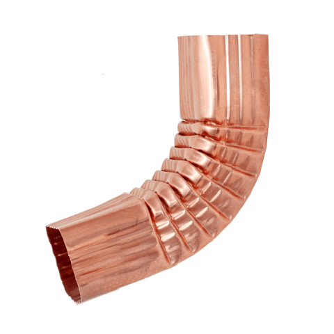Case of Copper "B"  Gutter Elbows 2x3 or 3x4 (10 Units)