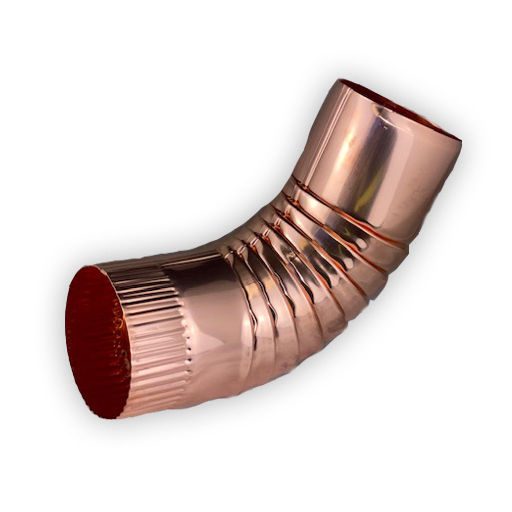 Copper Round Gutter Elbow 3" or 4"