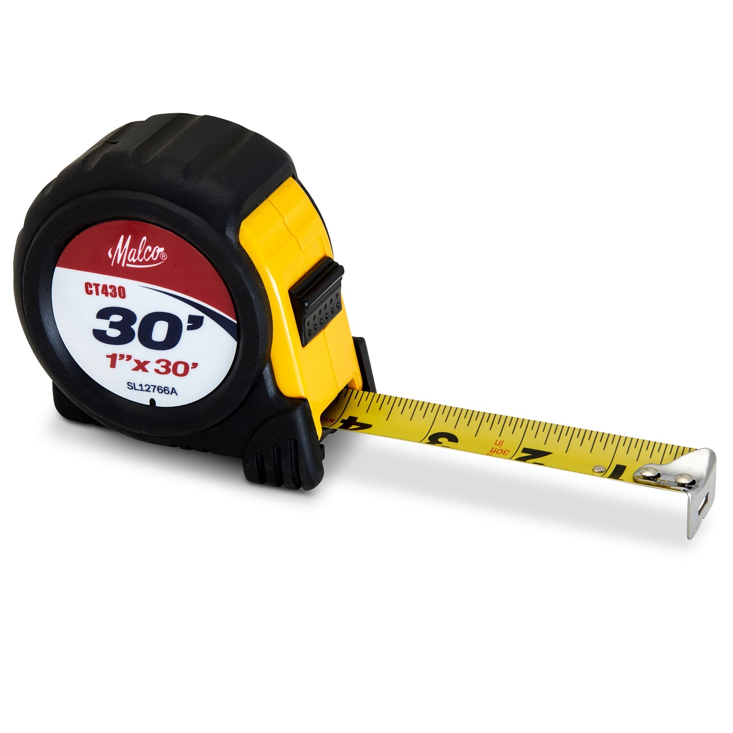 Malco 30 Feet Easy Grip Measuring Tape