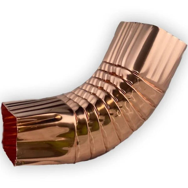 Copper "A" Standard Gutter Elbow 2x3 or 3x4