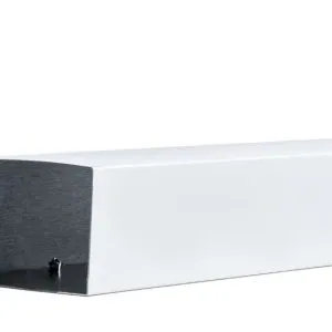 3x4 European Smooth Downspout for Modern Box Gutter Systems