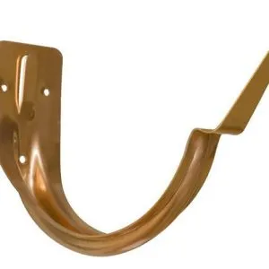 Case of 6" Copper Half Round Gutter Stamp Hangers 25 Units