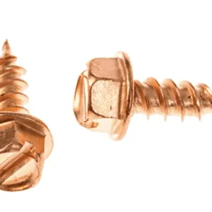 Copper Zip Screws 1 1/2"