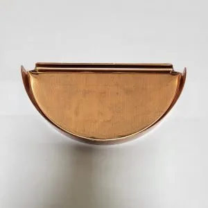 Case of 50 Copper Half Round End Caps for 6" Gutters 50 Units