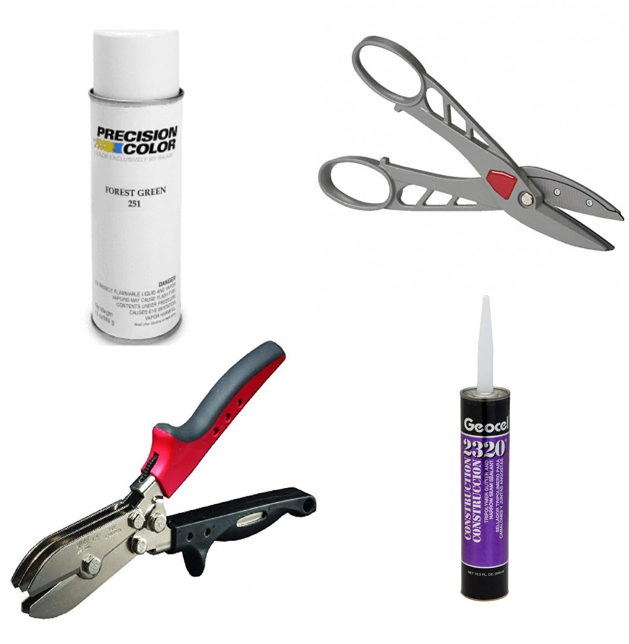 Gutter Tools, Paint and Sealant